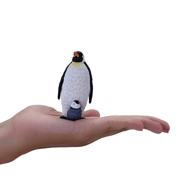 Emperor Penguin with Chick