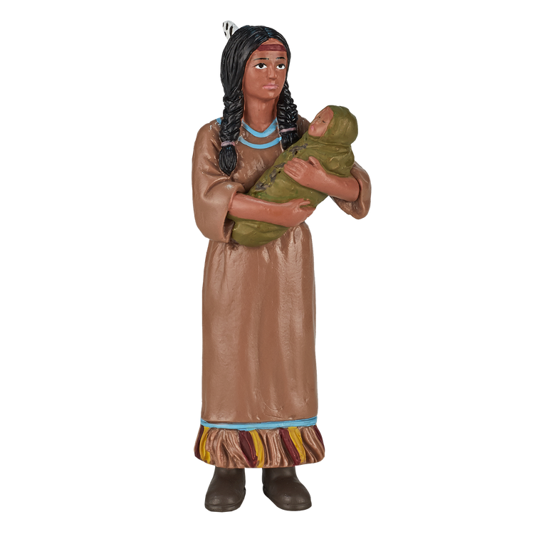 Native American Mother with Baby