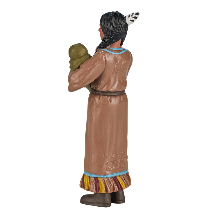 Native American Mother with Baby